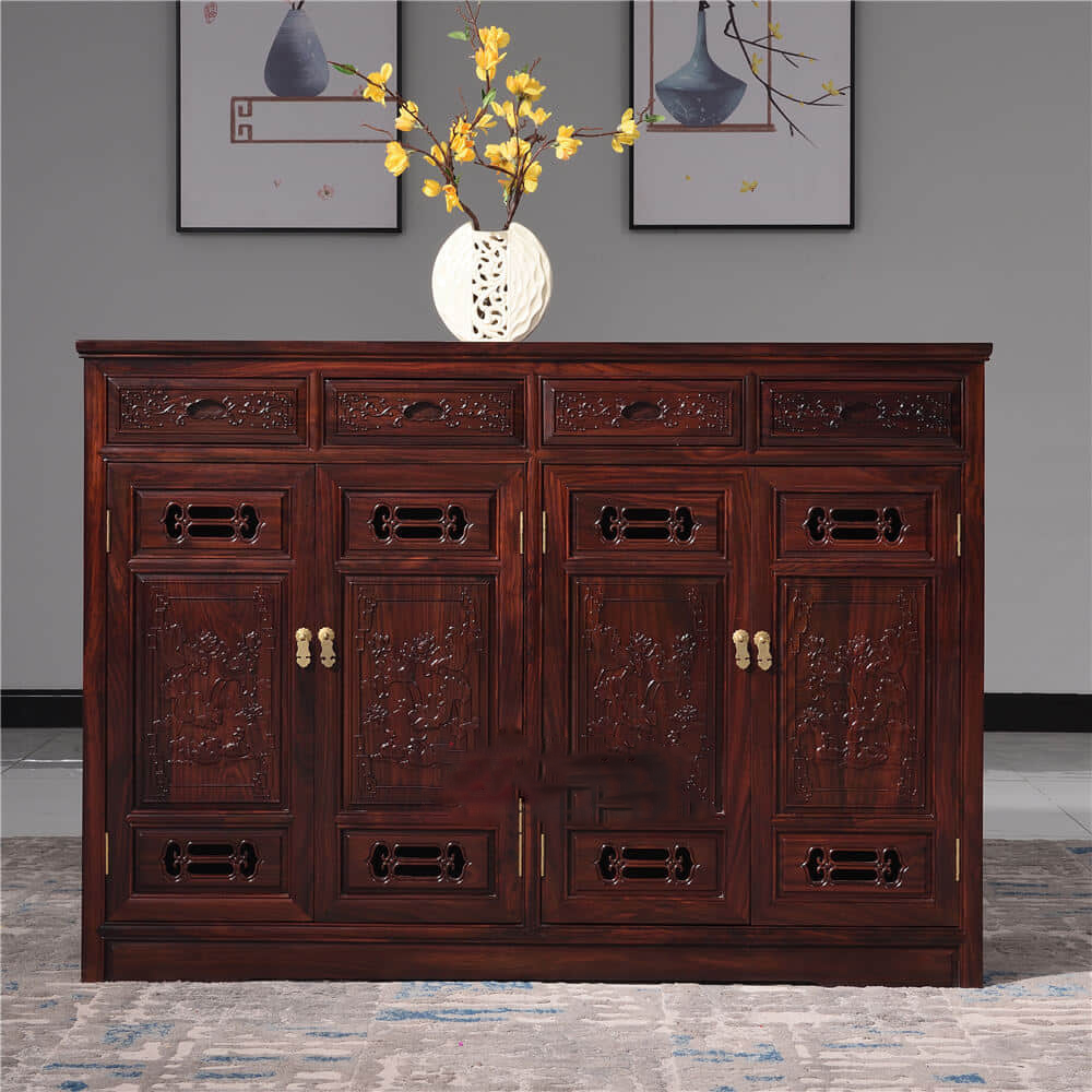 印尼黑酸枝 阔叶黄檀 鞋柜